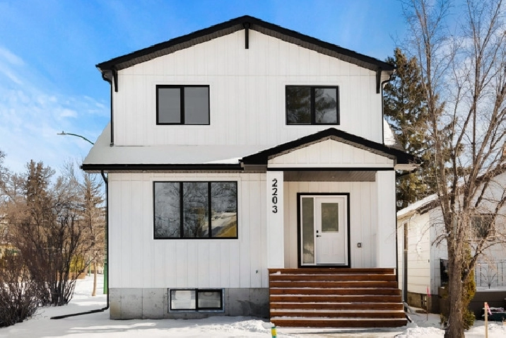2203 Queen St - Stunning 2 Storey New Build In Cathedral in Regina,SK - Houses for Sale