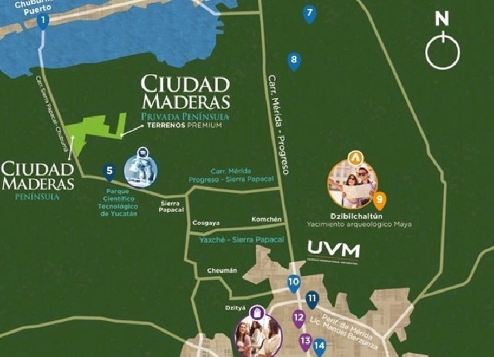 Your Dream Property Awaits in Ciudad Mareas Privada Peninsula! in City of Toronto,ON - Land for Sale