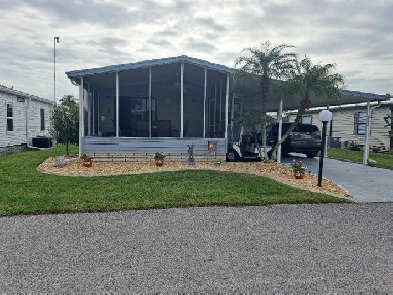 Mobile home in Florida on leased land.