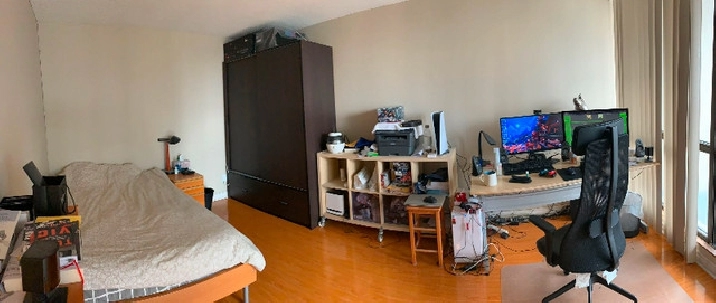 Large Furnished Room in 2 Bedroom Suite Downtown Toronto in City of Toronto,ON - Room Rentals & Roommates