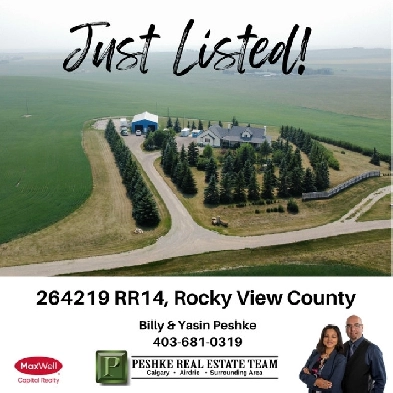 For Sale! 264219 RR14, Rocky View County Image# 1