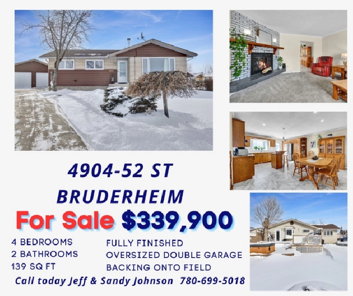 4904-52 St Bruderheim Homes for Sale in Edmonton,AB - Houses for Sale