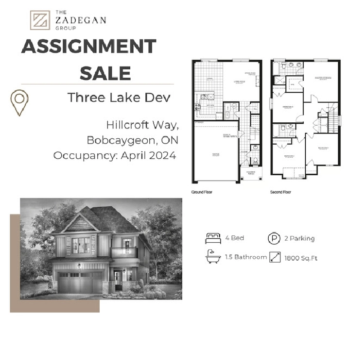 THREE LAKE DEV AMAZING DEAL! ORIGINAL PRICE COST ASSIGNMENT! in City of Toronto,ON - Houses for Sale