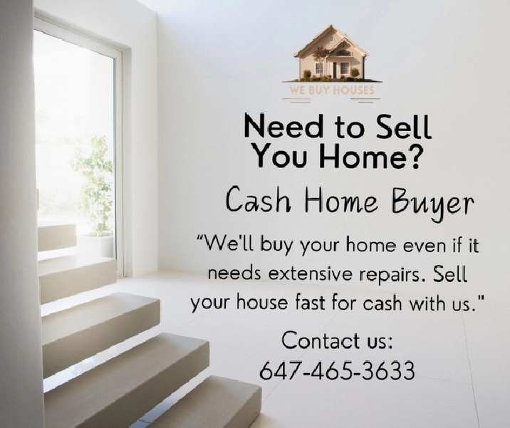 Convenient Cash Sale Option Available! in City of Toronto,ON - Houses for Sale