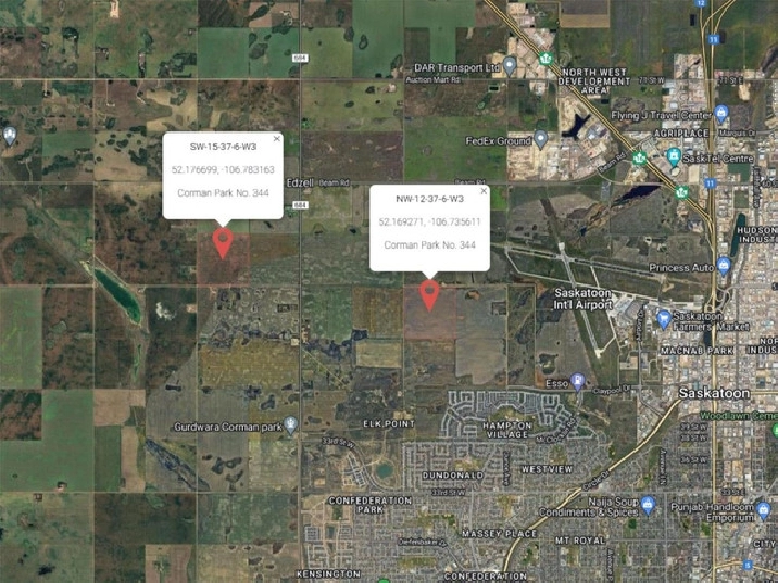 #24DO 320.34± Acres of Agricultural Land / Potential Development in Edmonton,AB - Land for Sale