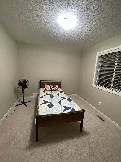 Furnished room for rent. Bed, TV, Closet, fan Image# 1