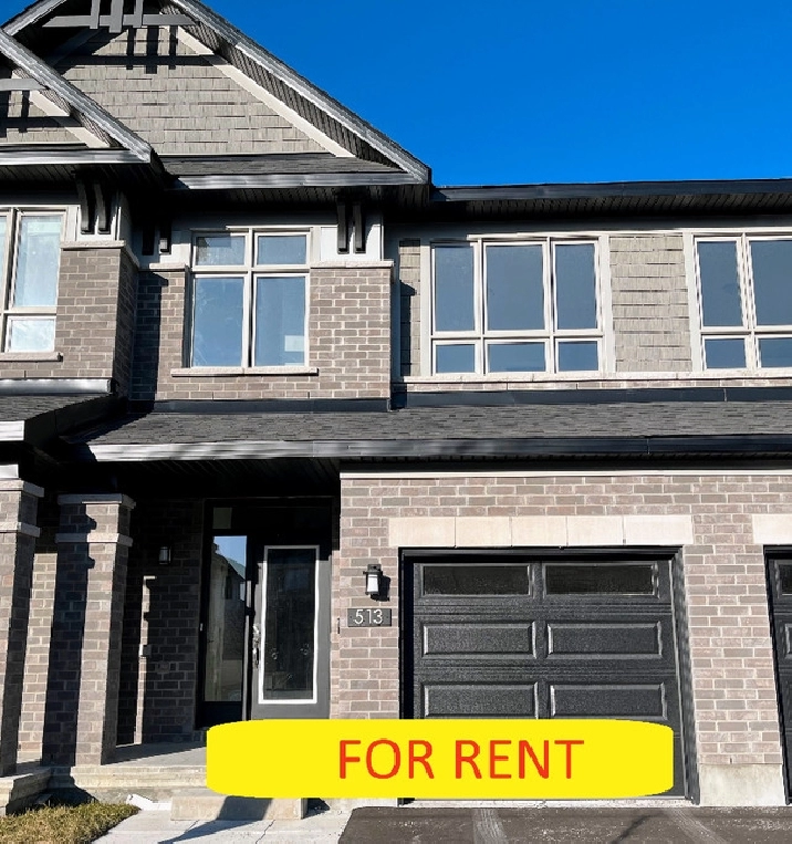 RENT - Brand New 3 bedroom 2.5 bath townhouse in Stittsville in Ottawa,ON - Apartments & Condos for Rent