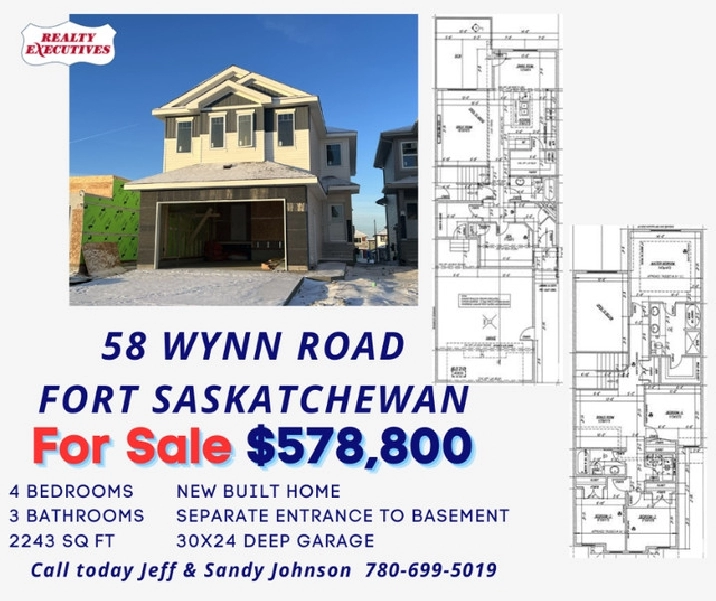 58 Wynn Road, Fort Saskatchewan New Homes in Edmonton,AB - Houses for Sale