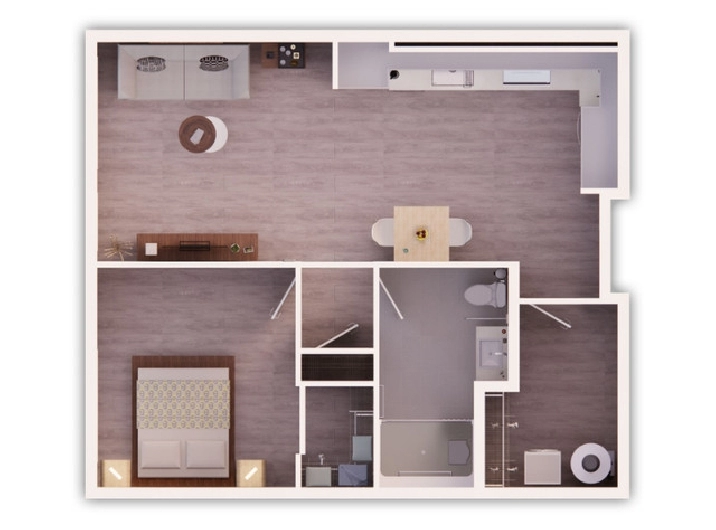 Apartment - 1 BR 1 Den $1379 in Winnipeg,MB - Apartments & Condos for Rent