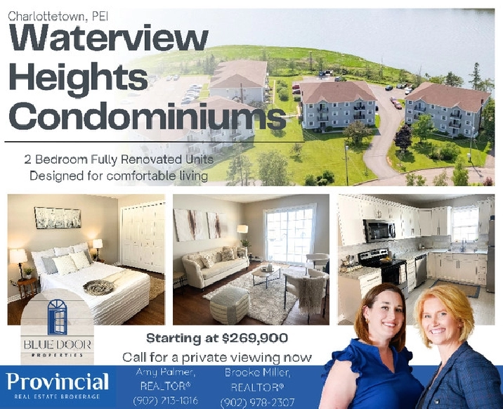 WATERVIEW HEIGHTS CONDOMINIUMS in Charlottetown,PE - Condos for Sale