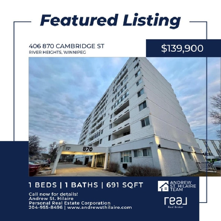 Condo For Sale in River Heights, Winnipeg (202407906) in Winnipeg,MB - Condos for Sale