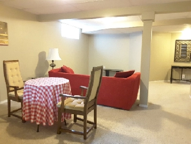 Full Basement for rent. Clean, very quiet full furnished Image# 4