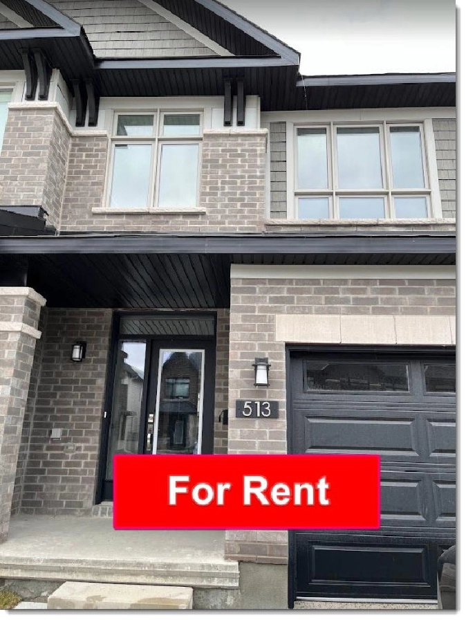 Brand New 3 bedroom 2.5 bath townhouse in Stittsville - FOR RENT in Ottawa,ON - Apartments & Condos for Rent