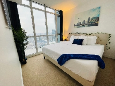 Furnished 2 bed Penthouse, Toronto with CN Tower view. Image# 1