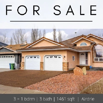 Airdrie AB Original Owner Upgraded Walkout, Buy with Confidence! Image# 1