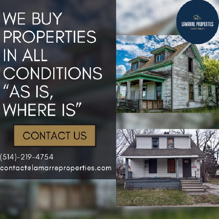 WE BUY HOUSES FAST & CASH! in Calgary,AB - Houses for Sale
