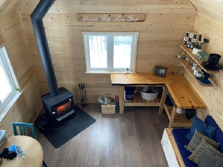 ValdesLacs(Laurentides)Terre 53 ac. droit de constr., chalet in