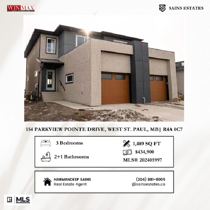 New Residential Property Alert‼️ in Winnipeg,MB - Houses for Sale