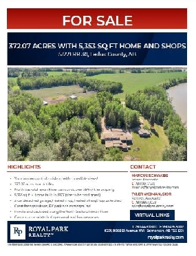 372.07 ACRES WITH 5,353 SQ FT HOME AND SHOPS Image# 2