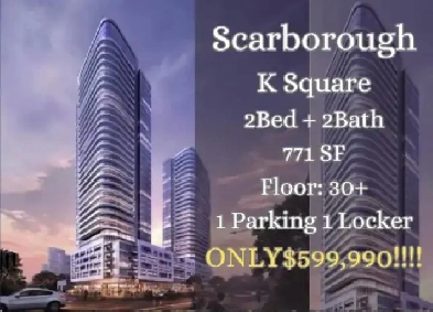High Floor K Square 2Bed 2Bath SELLING AT LOSS ONLY $599,990!! Image# 1