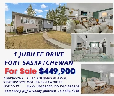 1 Jubilee Drive, Fort Saskatchewan Homes for Sale Image# 1