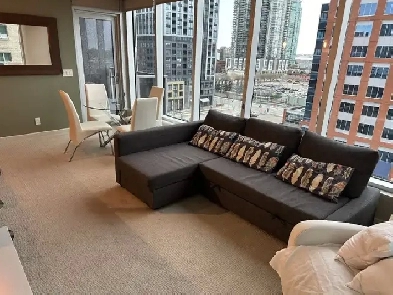 Fully Furnished 2 Bedrooms & 2 Bath Apartment -Downtown Calgary Image# 2