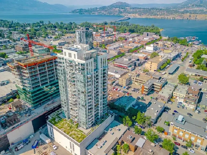 Downtown Kelowna 1 bed, 1 bath, unfurnished condo in Brooklyn in