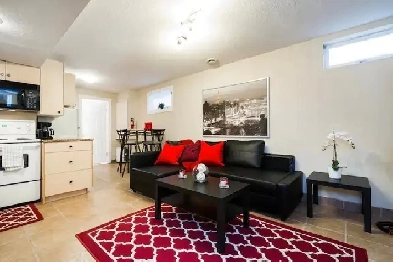 Cozy 1 Bedroom West-End Basement Suite for Rent Image# 1