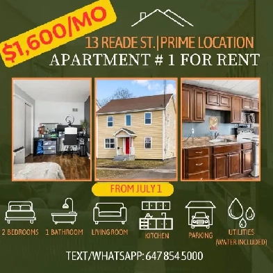 2 Bedroom Moncton Apartment in PRIME LOCATION Image# 1