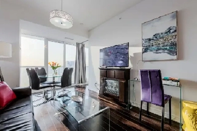 Fully Furnished Bay St. Condo, walk to Sick Kids, Pets Welcome Image# 1