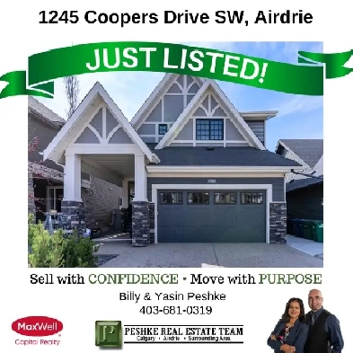 FOR SALE! 1245 Coopers Drive, Airdrie Image# 1