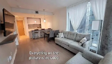 New Condo (2022-23) in Downtown Montreal, All Furnished, 1 Room Image# 1