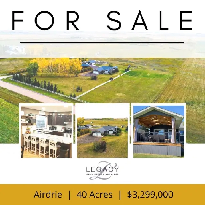 Airdrie Alberta Land 4 Sale Live Work Play Future Development in Delta