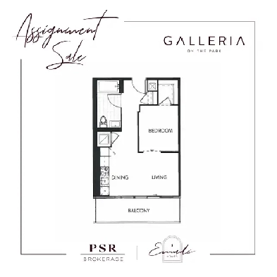 1 Bedroom Assignment At Galleria On The Park Image# 1