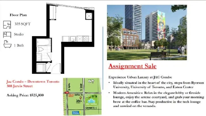 toronto downtown condo assignment sale