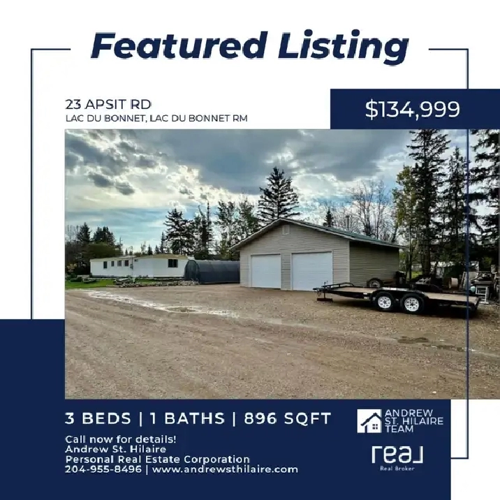House For Sale (202412217) in Lac Du Bonnet, Lac Du Bonnet RM in Winnipeg,MB - Houses for Sale