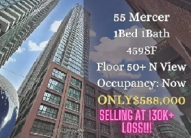 DISTRESS SALE!! 55 Mercer Condo Assignment: 1B 1B ONLY $588k! Image# 1