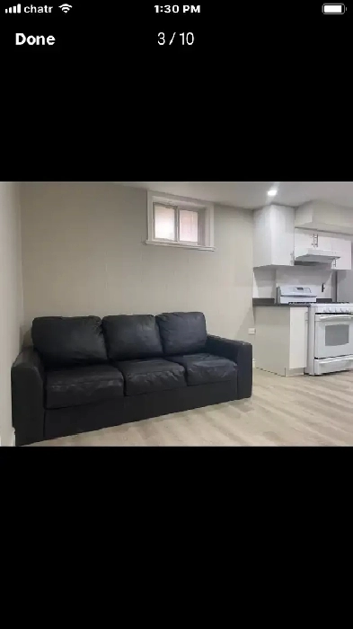 Two bedroom two washroom basement available for rent Image# 1
