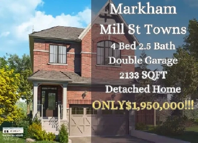 Markham Detached House 4Bed 2.5 Bath ONLY$1,950,000 Image# 1