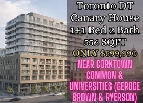 Torotno DT $1000/ft! Canary House Assignment 1 1B ONLY $599K! Image# 1