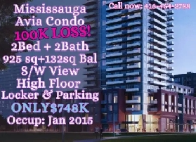 Mississauga City Center 2 B 2 B Condo Price Slashed by $100K! Image# 1