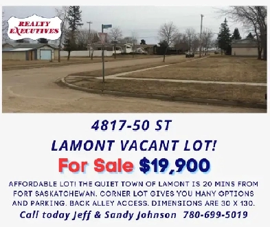 4817-50 St Lamont AB, Vacant Lot Image# 1