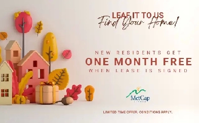 Studio Apartment for Rent - 1255 Pendrell Street