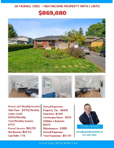 High Income producing Bungalow with 2 legal Units