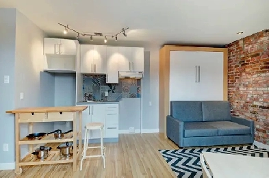 Grand Loft meublé et tout inclus - Vieux-Québec Image# 1