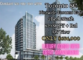 Selling At Original Price!!  Pinnacle Toronto East
