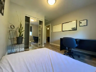 furnished room to rent - December only