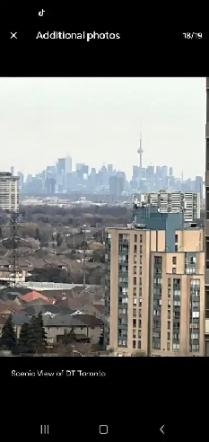 18th floor Condo in Mississauga (1 bedroom/bach optional) Image# 1