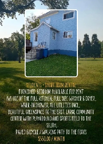 STUDENTS/SHORT TERM / SHARED ACCOMODATION