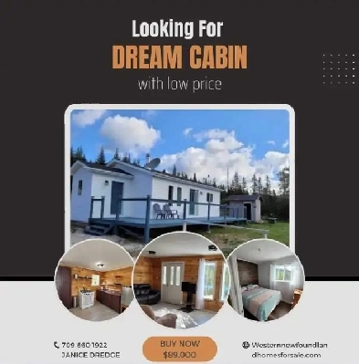 Cabin for Sale on Island Pond NL image